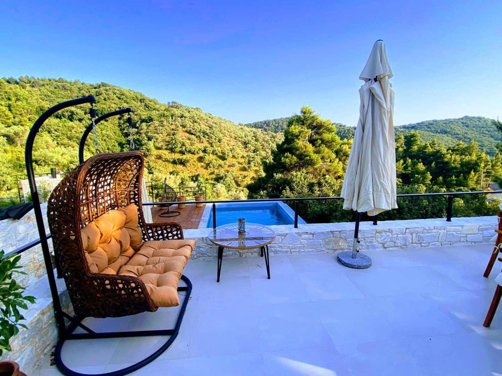 Allure Luxury Villas 3&4 Serenity Retreat Moni Evaggelistrias Εξωτερικό φωτογραφία