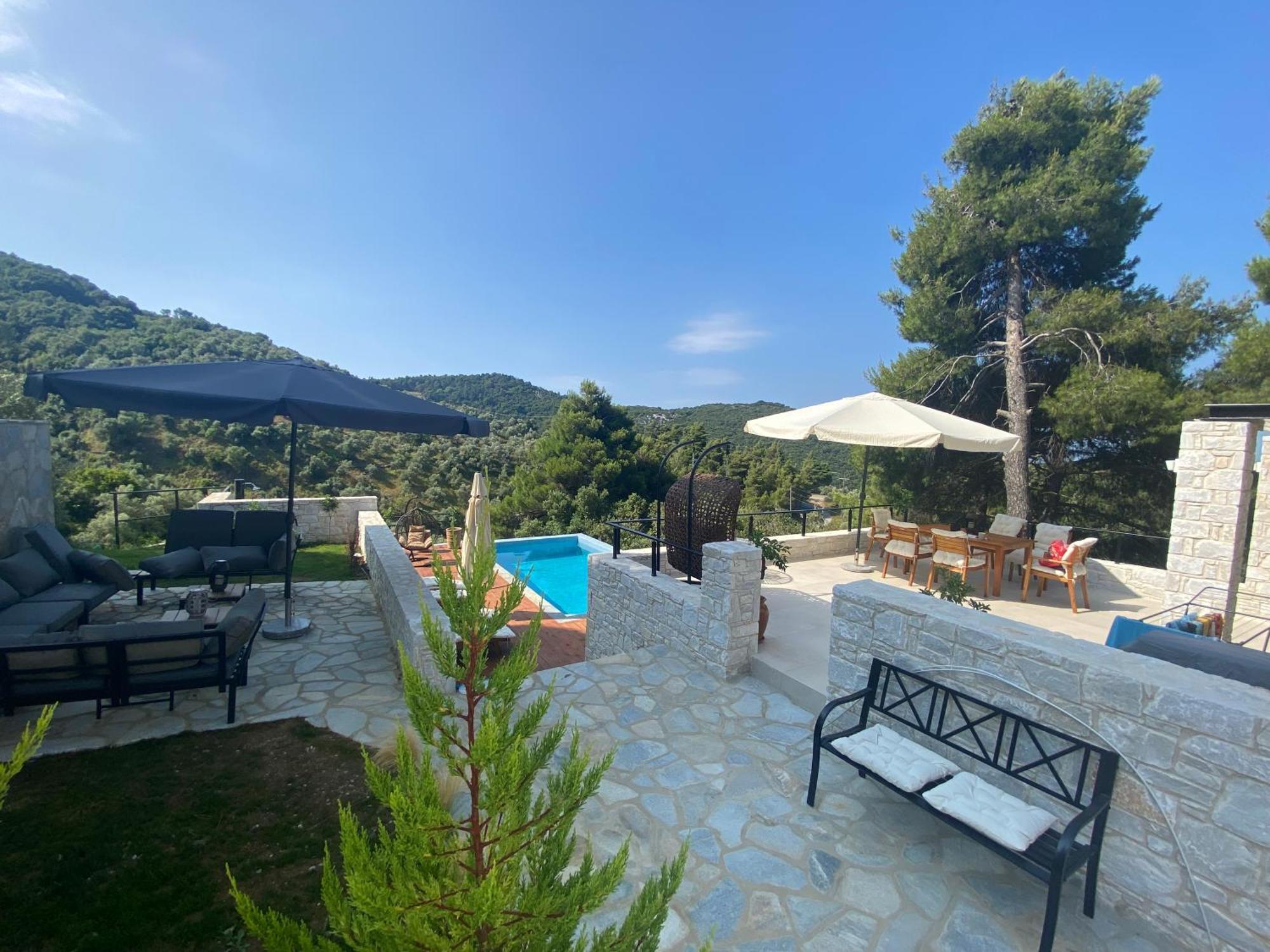 Allure Luxury Villas 3&4 Serenity Retreat Moni Evaggelistrias Εξωτερικό φωτογραφία