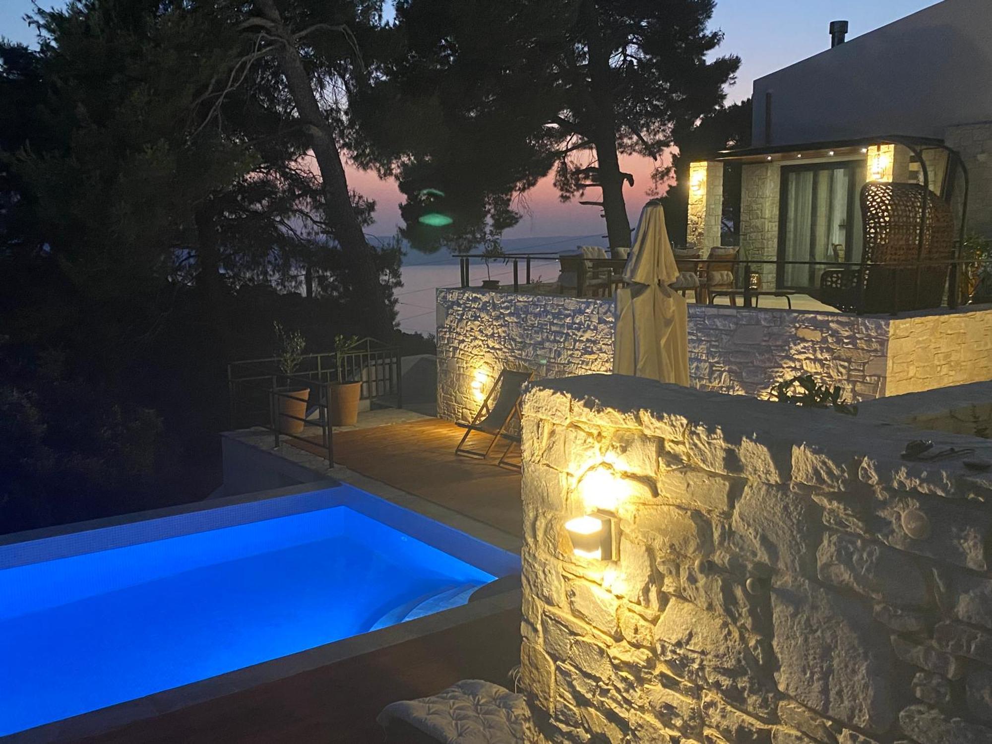Allure Luxury Villas 3&4 Serenity Retreat Moni Evaggelistrias Εξωτερικό φωτογραφία